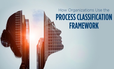 How Organizations Use the Process Classification Framework