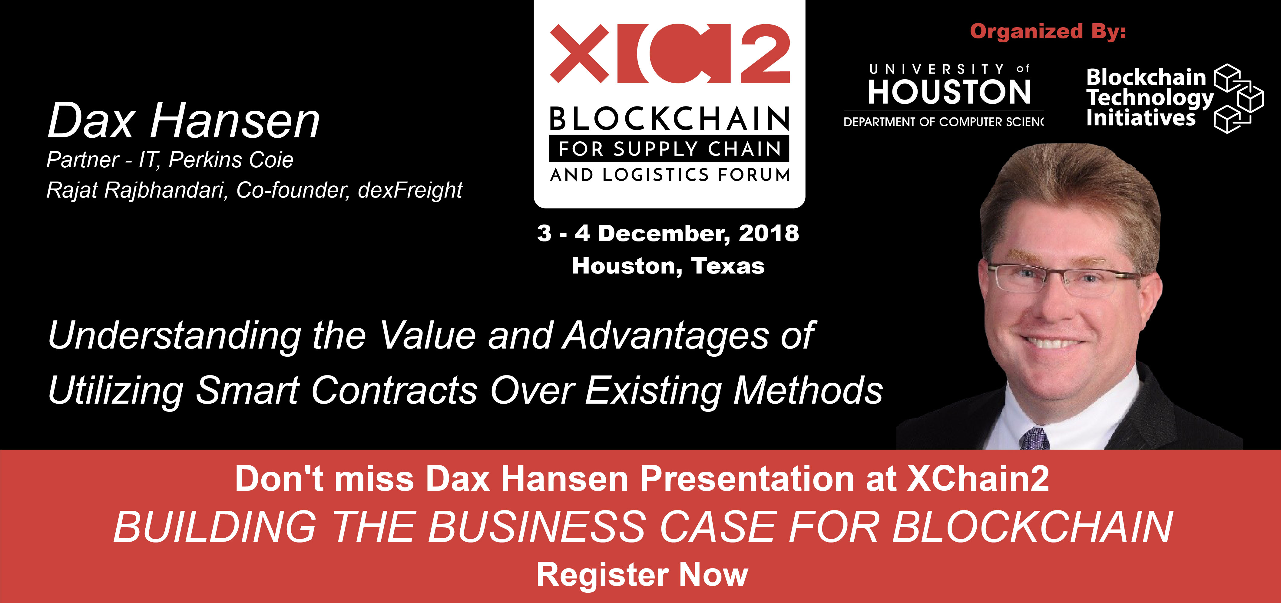 Come hear Dax Hansen talk about smart contracts at XChain2.