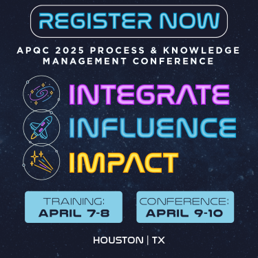 APQC 2025 Knowledge Management Conference