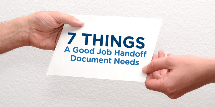 What Is a Job Handoff Document?