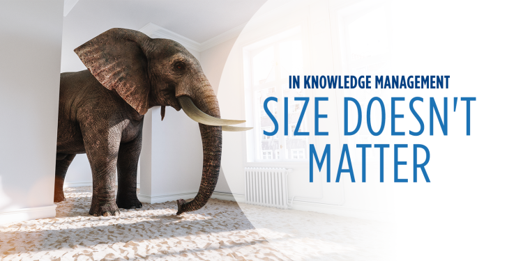 Small KM Teams Can Thrive with the Right Business Support