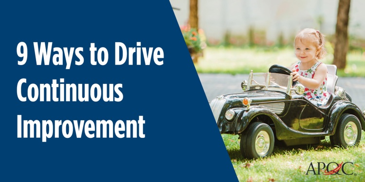 How to Drive Continuous Improvement