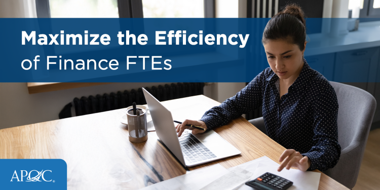 <span>Maximize the Efficiency of Your Finance FTEs to Save Time and Money</span>
