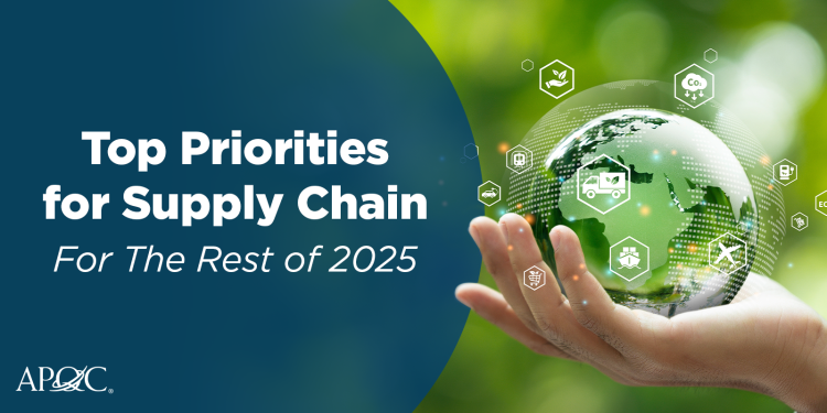 
<span>Two Priorities Gaining Ground in Supply Chain</span>

