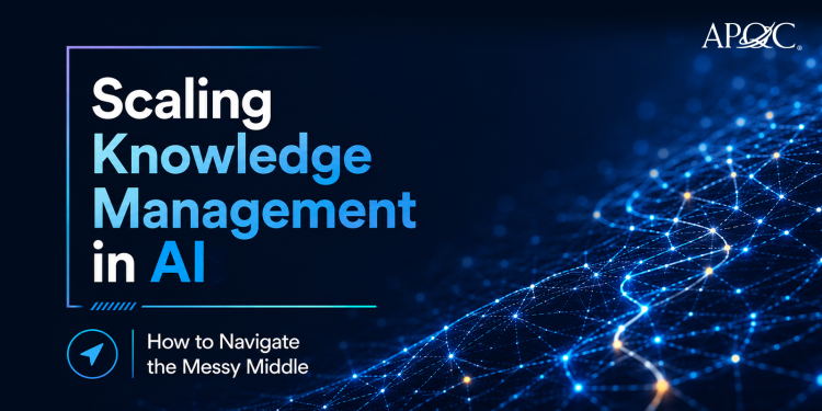 
<span>Knowledge Management in AI: Why the Hard Part Comes After the Pilot</span>
