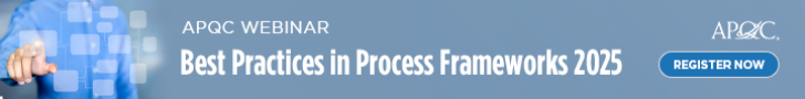 Man pointing to icons on a process map