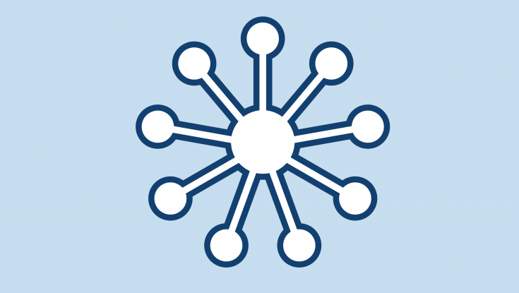 Icon_PPM_MosaiQ-CentralizedProcess image symbolizing a centralized network