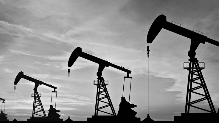 oil pumpjacks in a fiel