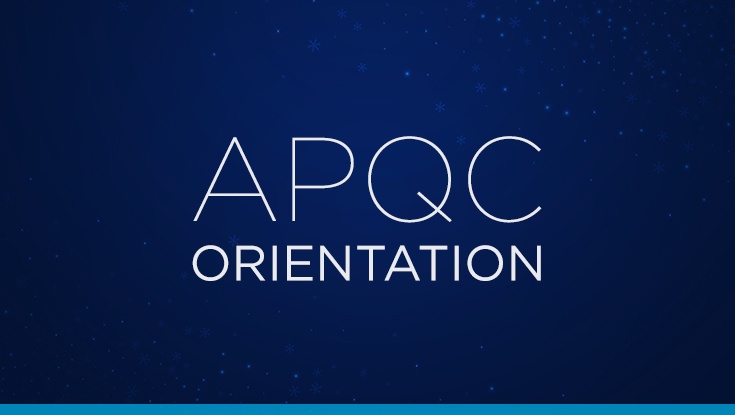 APQC Orientation
