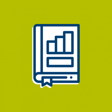 Icon_GEN_Book-CaseStudy book with a chart on it
