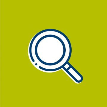 ICON_GEN_Magnifying Glass icon of a magnifying glass