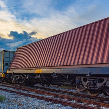 Image of train off tracks