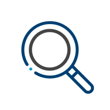 icon of a magnifying glass