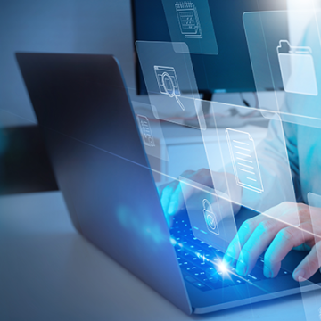 hands typing on computer, What is Business Process Automation