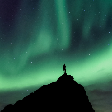 man on mountain, a culture change phenomenon in KM 